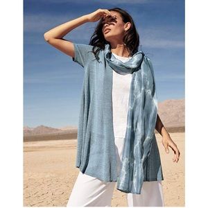Eileen Fisher Crepe Shimmer Long Cardigan